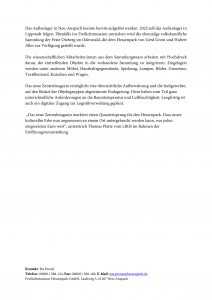 Pressmitteilung Freilichtmuseum Hessenpark vom 29.10.2021